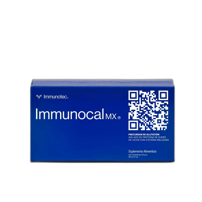 Caja de Immunocal de 30 sobres, precursor de glutatión de Immunotec